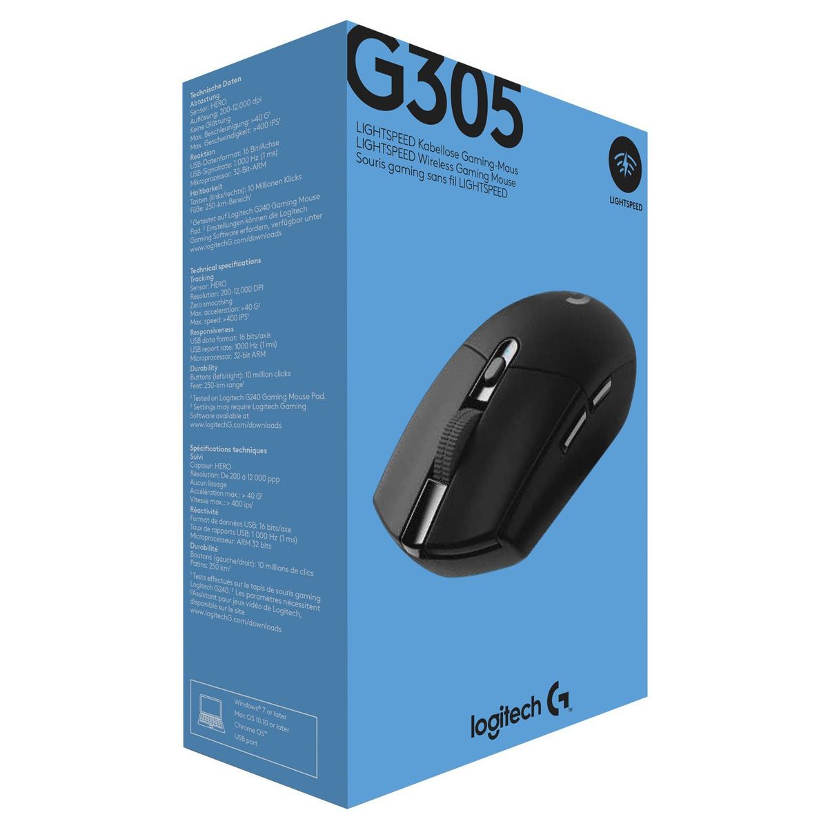 LOGITECH - MOUSE GAMER INALAMBRICO G305