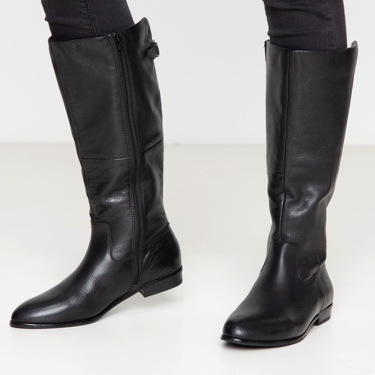 ALDO - Aldo Bota Mujer Cuero Negra