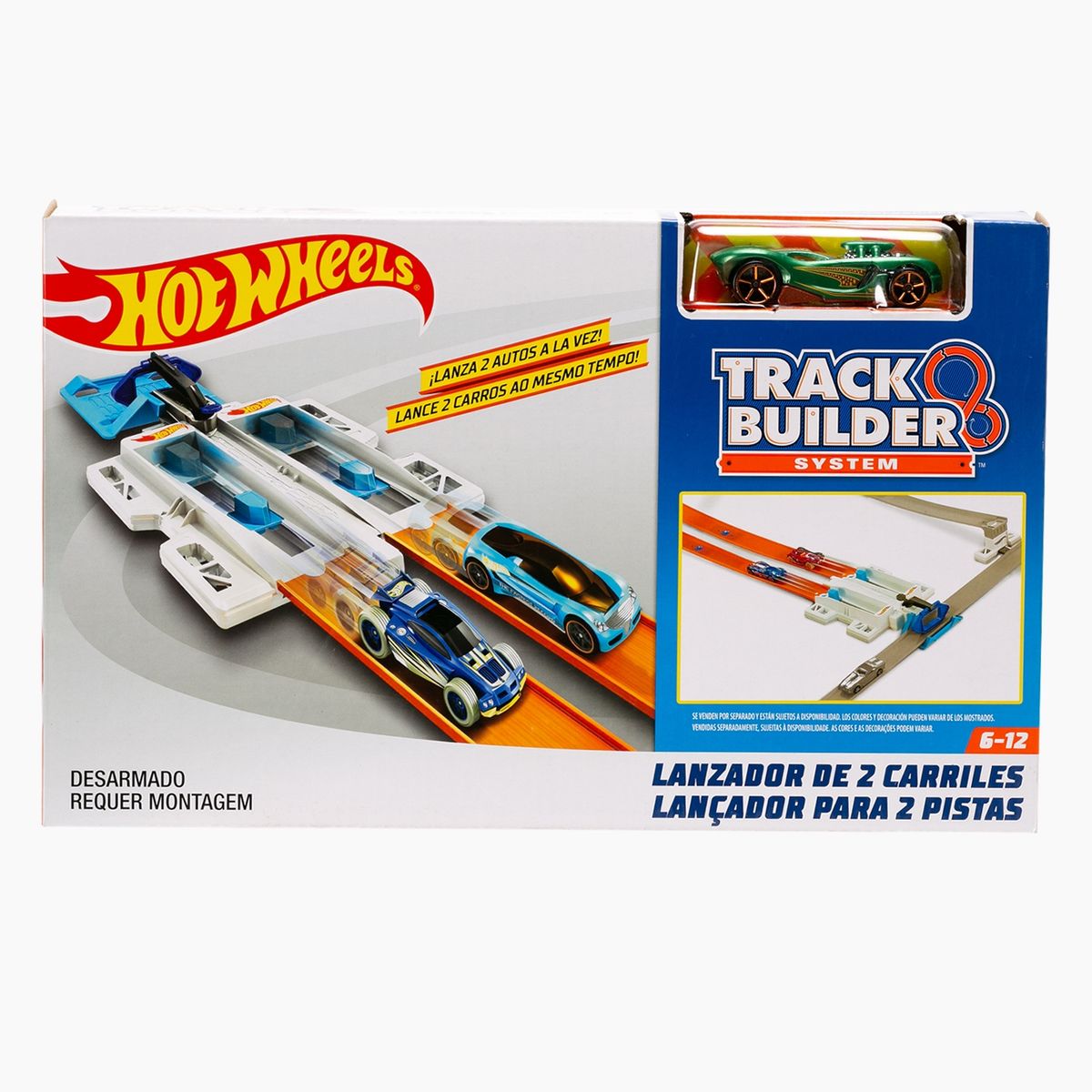 HOT WHEELS - Extensiones De Pista Hot Wheels   System 2-Lane Launcher