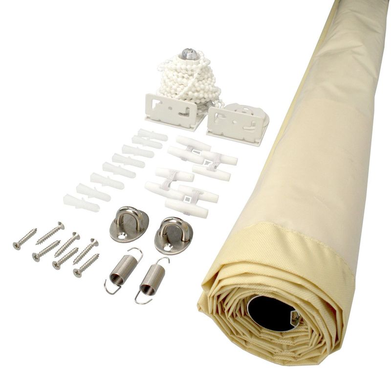 VINCENZI - Cortina Roller Cierre De Terraza Beige 150X250 Cm
