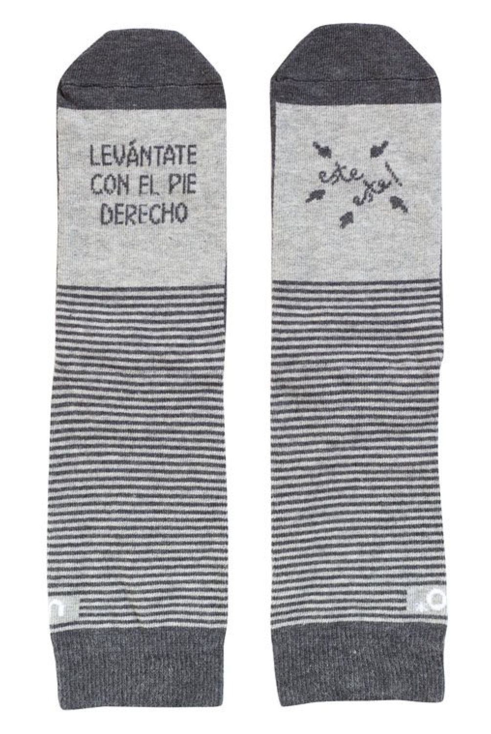 UNIQUES - Calcetines Levántate con el Pie Derecho