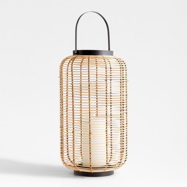 CRATE & BARREL - Fanal Brigton Rattan Crate&Barrel