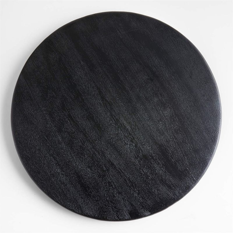 CRATE & BARREL - Tabla Redonda Grande Tondo Black Crate & Barrel