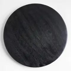 CRATE & BARREL - Tabla Redonda Grande Tondo Black