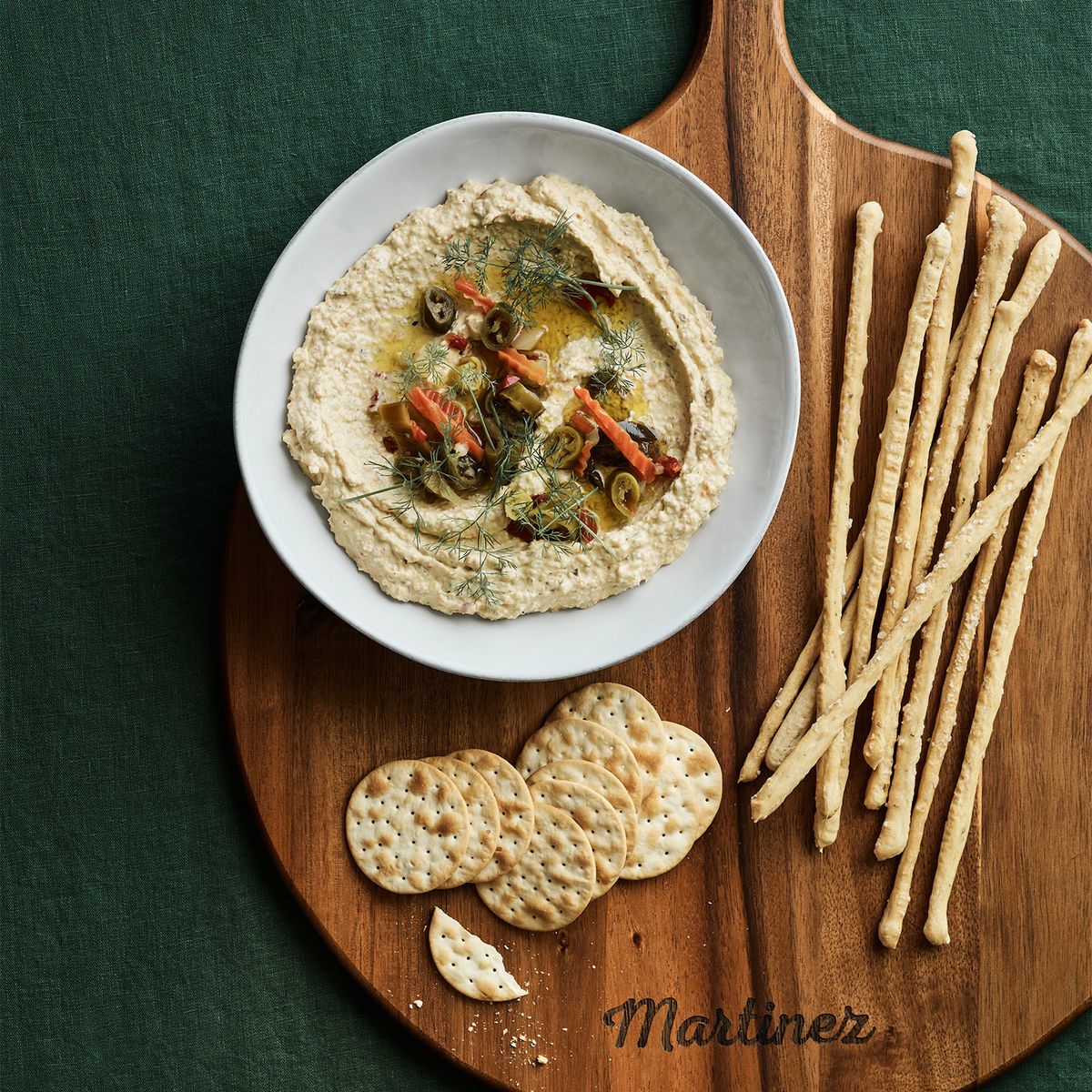 CRATE & BARREL - Tabla Tondo Acacia 45Cm Crate & Barrel