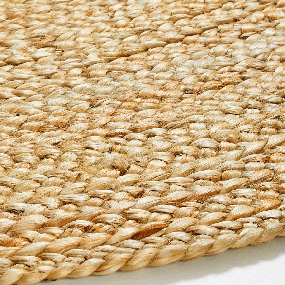 CRATE & BARREL - Alfombra Redonda Sentina Natural 183cm Crate & Barrel