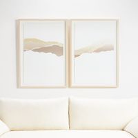 Set 2 Cuadros Desert Shadowbox