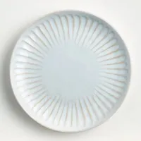 Plato De Ensalada Dover Blanco Con Textura