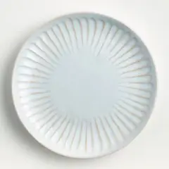 CRATE & BARREL - Plato De Ensalada Dover Blanco Con Textura