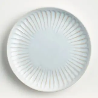CRATE & BARREL - Plato De Ensalada Dover Blanco Con Textura