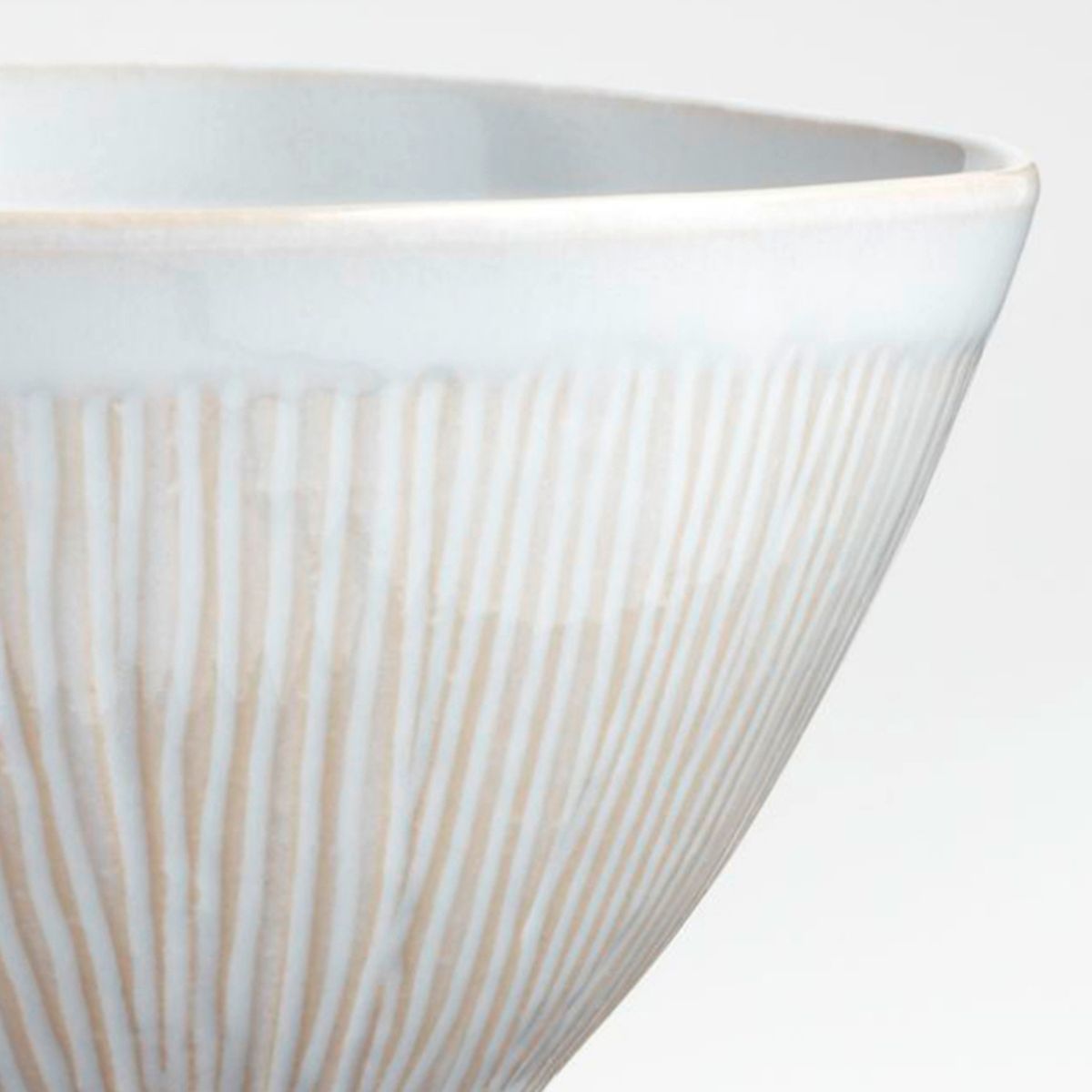 CRATE & BARREL - Bowl Cereales Dover Blanco Con Textura Crate & Barrel