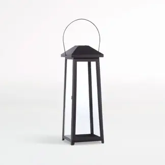 CRATE & BARREL - Farol Petaluma Negro