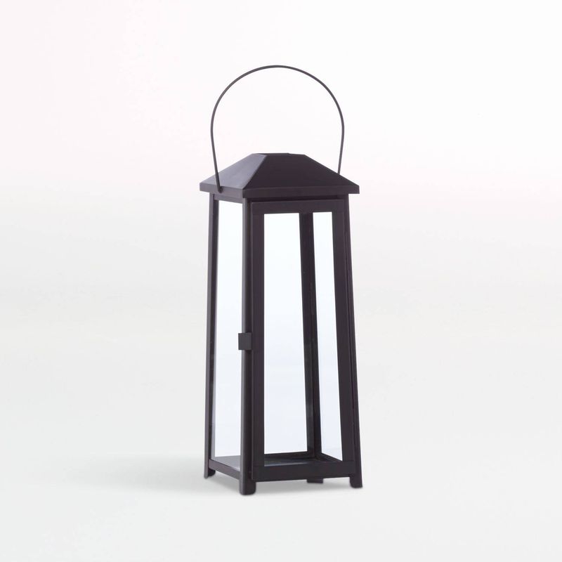 CRATE & BARREL - Farol Petaluma Negro Crate & Barrel