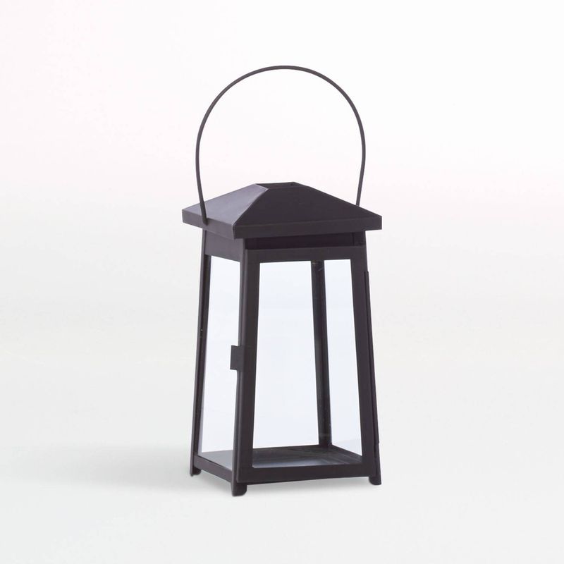 CRATE & BARREL - Farol Petaluma Negro Crate & Barrel
