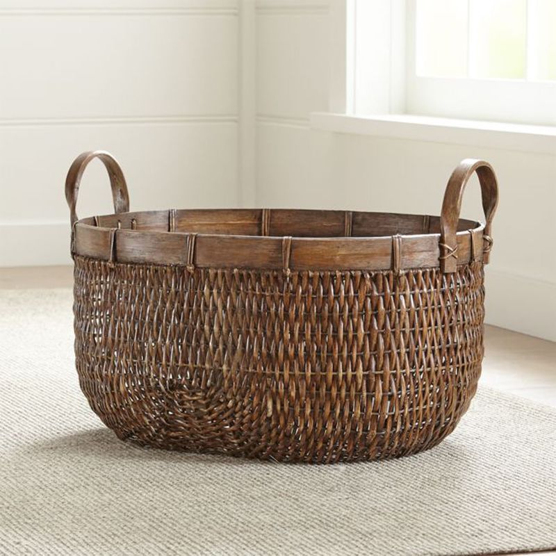 CRATE & BARREL - Canasto Halton Ovalado Crate & Barrel