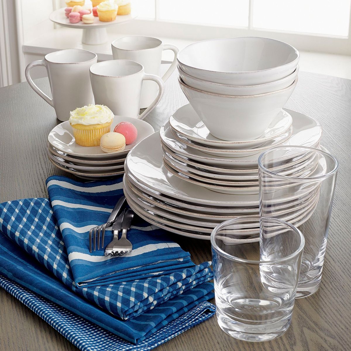 GRESTEL - Plato Piqueos Marin Blanco 16Cm Grestel Grestel