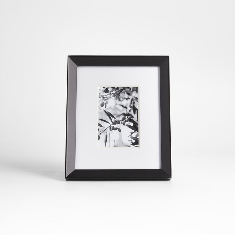 CRATE & BARREL - Marco de Foto Icon Negro Borde Crate&Barrel
