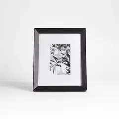 CRATE & BARREL - Marco de Foto Icon Negro Borde Crate&Barrel