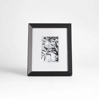 CRATE & BARREL - Marco de Foto Icon Negro Borde Crate&Barrel
