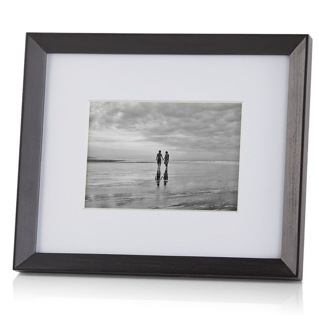 CRATE & BARREL - Marco de Foto Icon Negro Borde Crate&Barrel