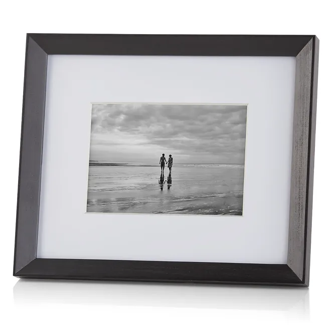 CRATE & BARREL - Marco de Foto Icon Negro Borde Crate&Barrel