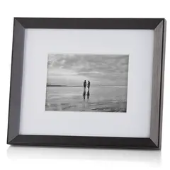 CRATE & BARREL - Marco de Foto Icon Negro Borde Crate&Barrel