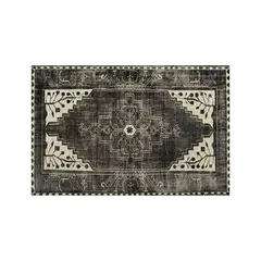 CRATE & BARREL - Alfombra Orient Anice Algodón