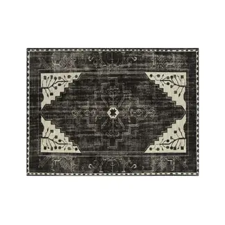 CRATE & BARREL - Alfombra Orient Anice Algodón