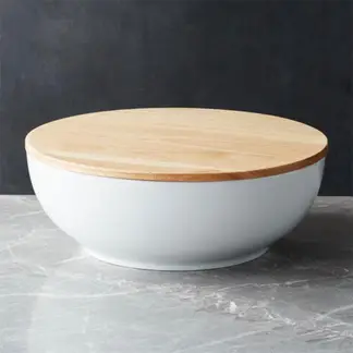 CRATE & BARREL - Bowl Servir Merge Con Tapa