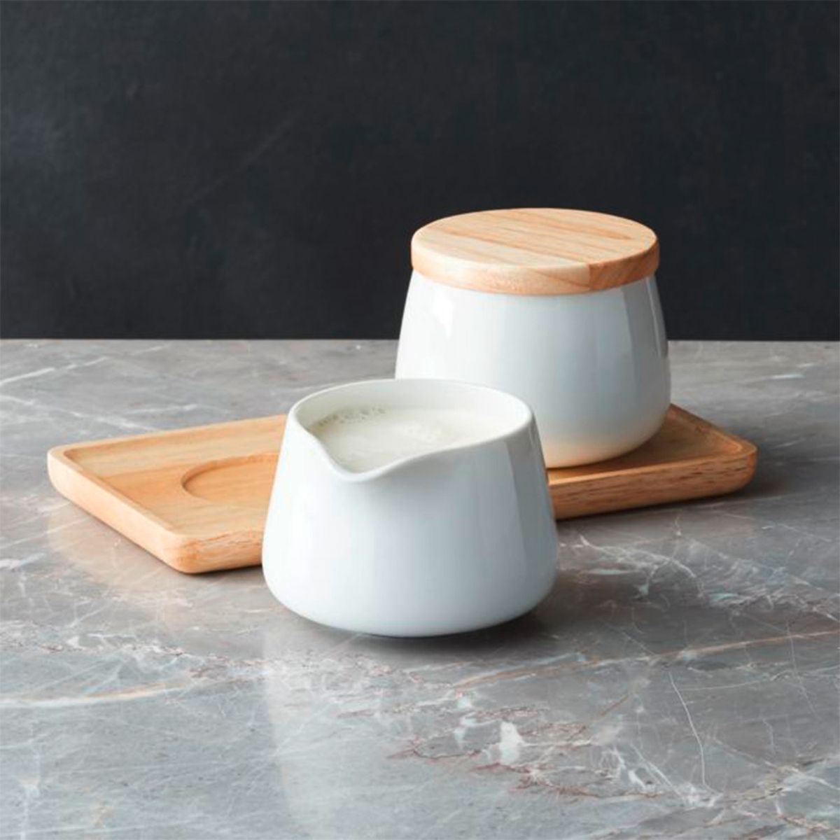 CRATE & BARREL - Set Cremero Y Azucarero Merge Crate & Barrel