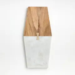CRATE & BARREL - Tabla Salvia Marmol Madera
