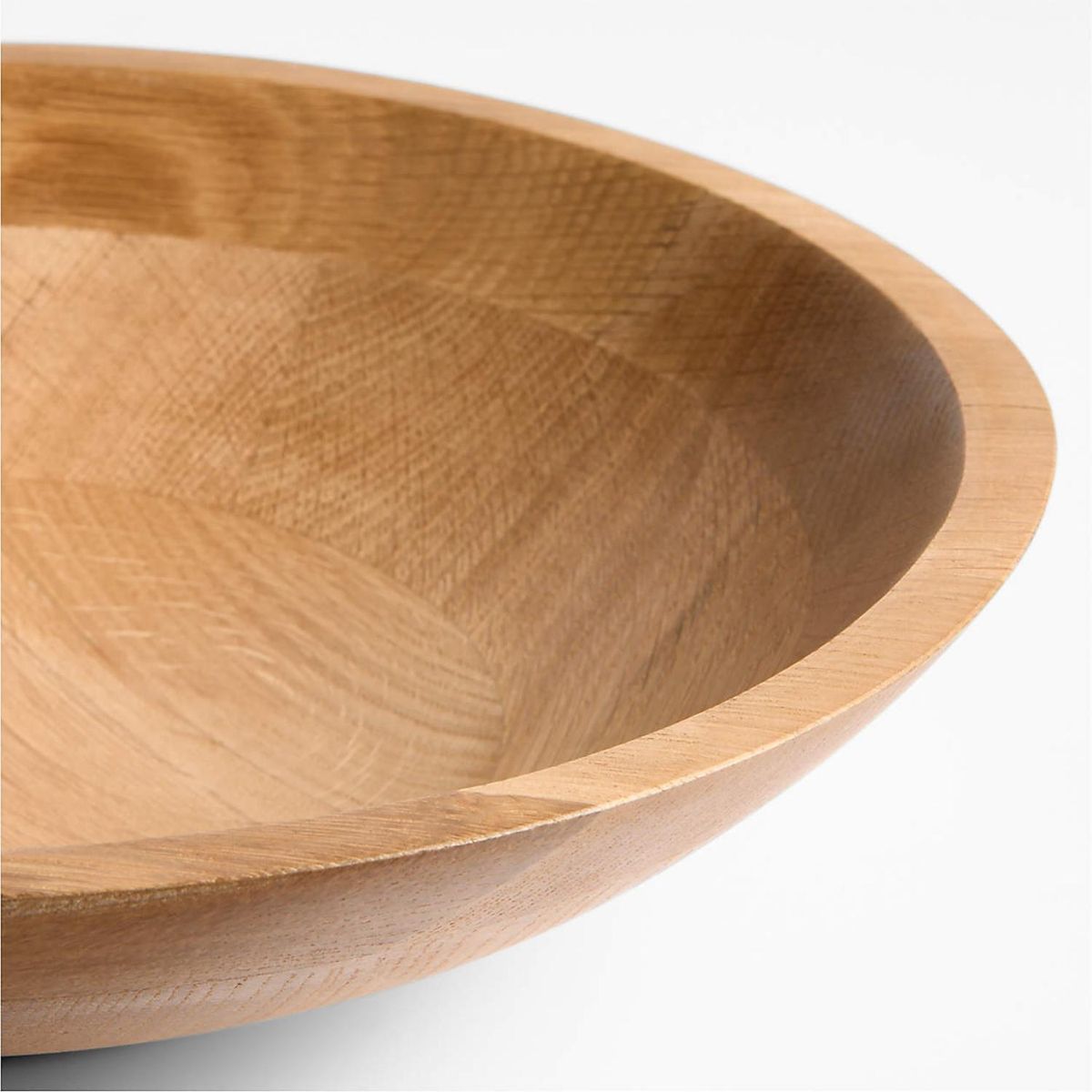 CRATE & BARREL - Ensaladera Madeira roble 30cm