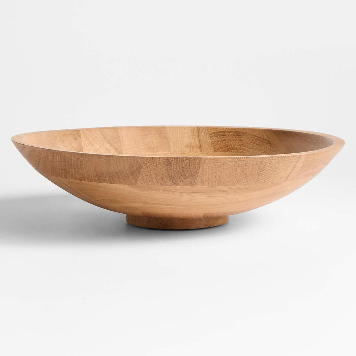 CRATE & BARREL - Ensaladera Madeira roble 35cm