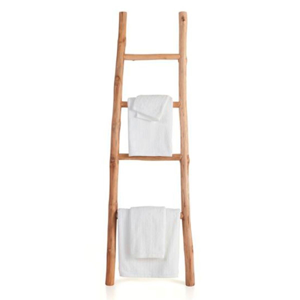 CRATE & BARREL - Escalera Decorativa Teca Crate & Barrel