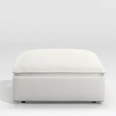 CRATE & BARREL - Puffs Otomán Lotus Modular