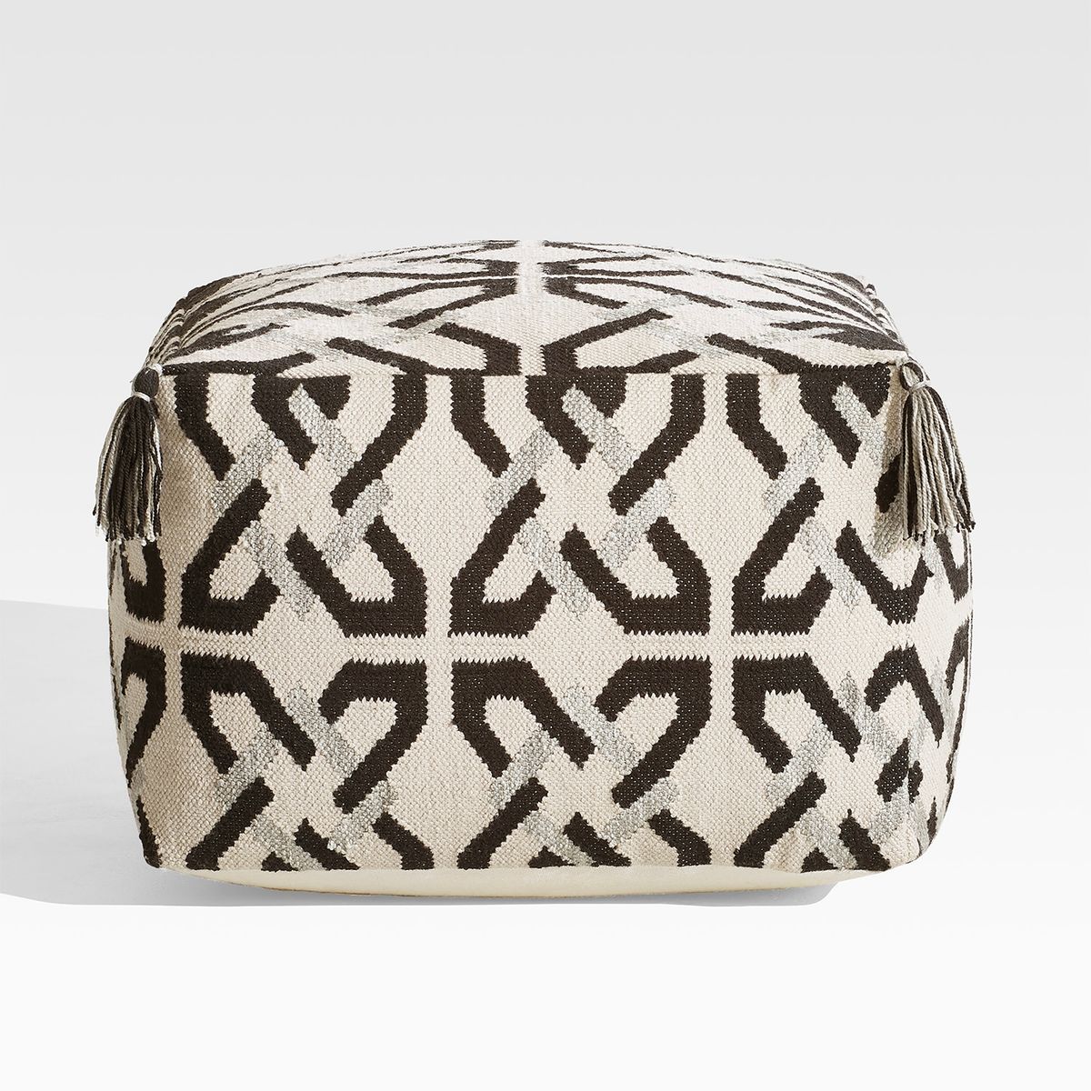CRATE & BARREL - Pouf Mohave Para Exterior Crate & Barrel