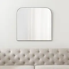 CRATE & BARREL - Espejo de Pared Edge Arco Negro