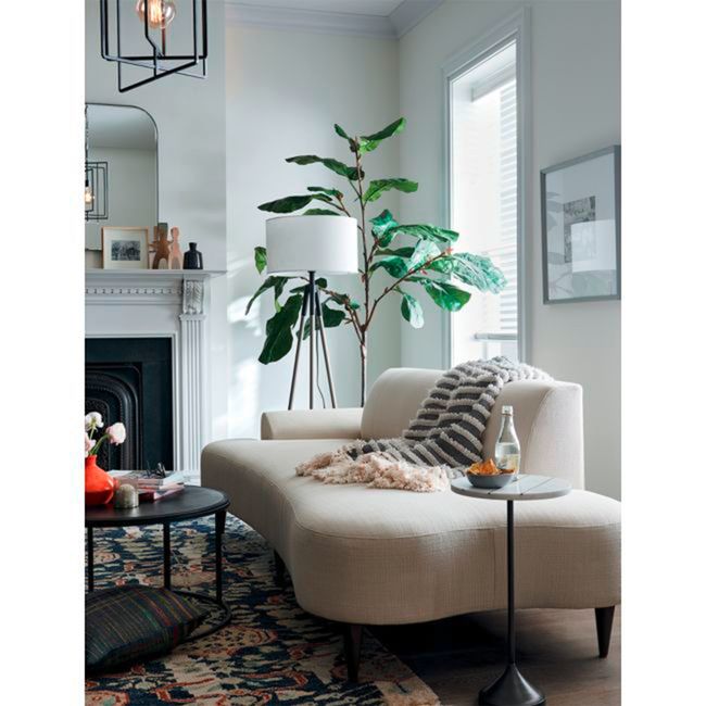 CRATE & BARREL - Lámpara de Colgar Interior Pivot Negra Crate & Barrel