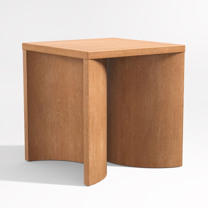 CRATE & BARREL - Mesa Lateral Virage Roble Crate & Barrel