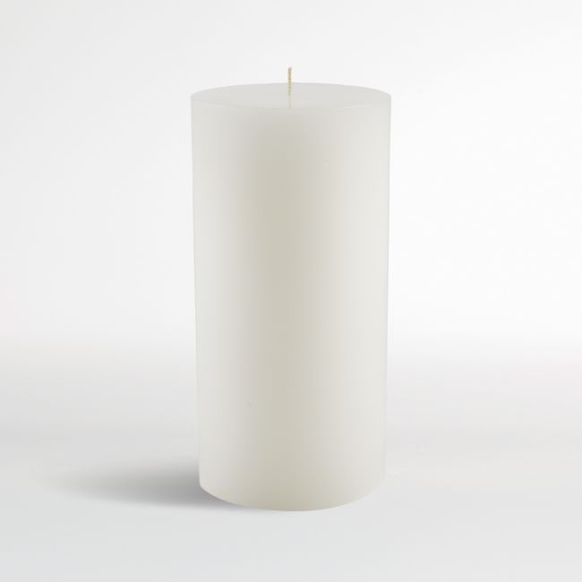 CRATE & BARREL - Vela Pilar Blanca Crate&Barrel