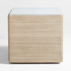 CRATE & BARREL - Mesa Lateral Troupe 60Cm