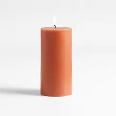 CRATE & BARREL - Vela Pillar Calabaza