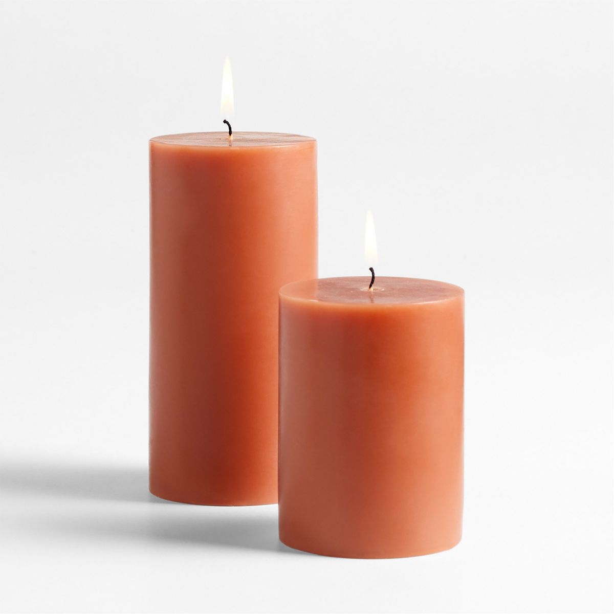 CRATE & BARREL - Vela Pillar Calabaza Crate & Barrel