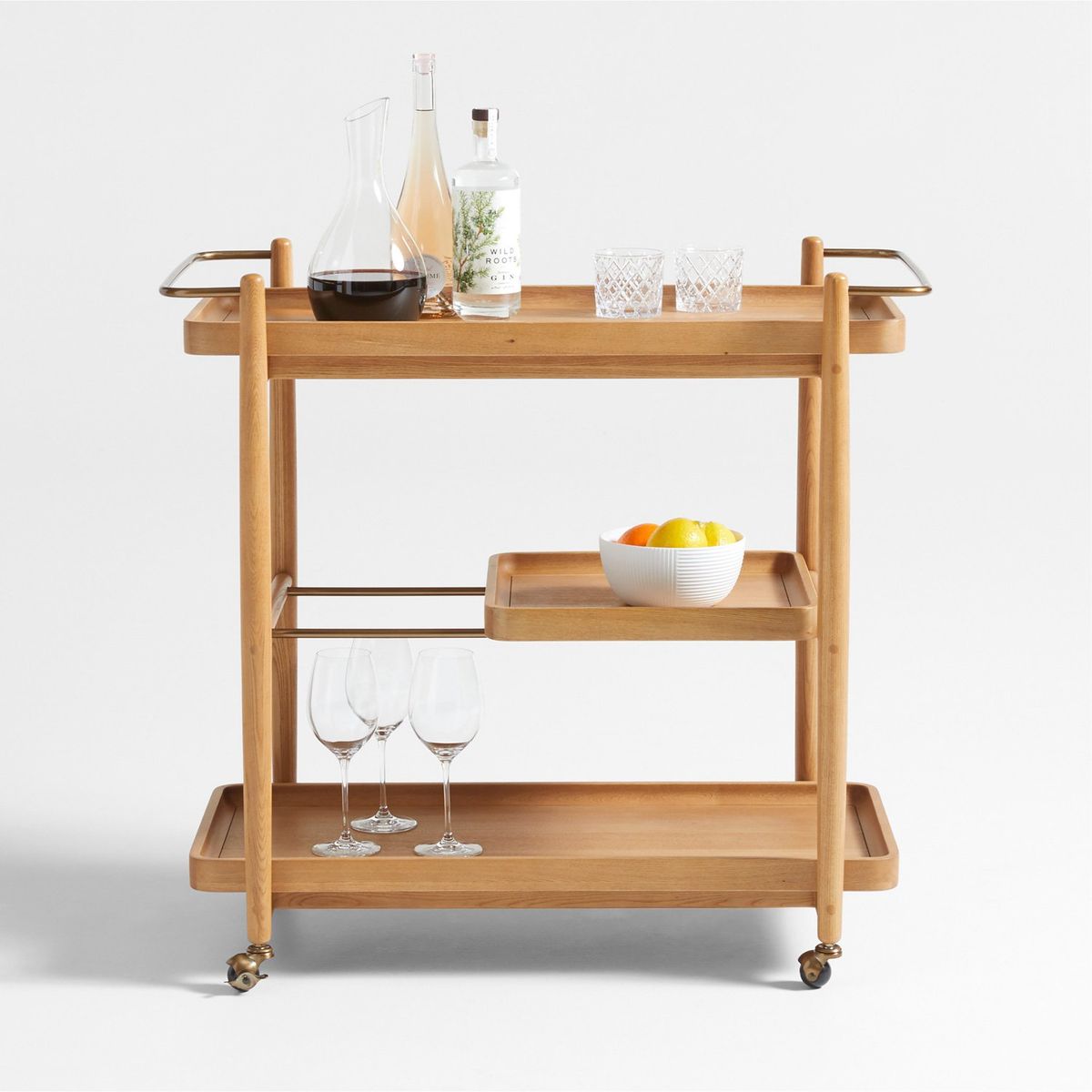 CRATE & BARREL - Carro De Bar Vitae Crate & Barrel
