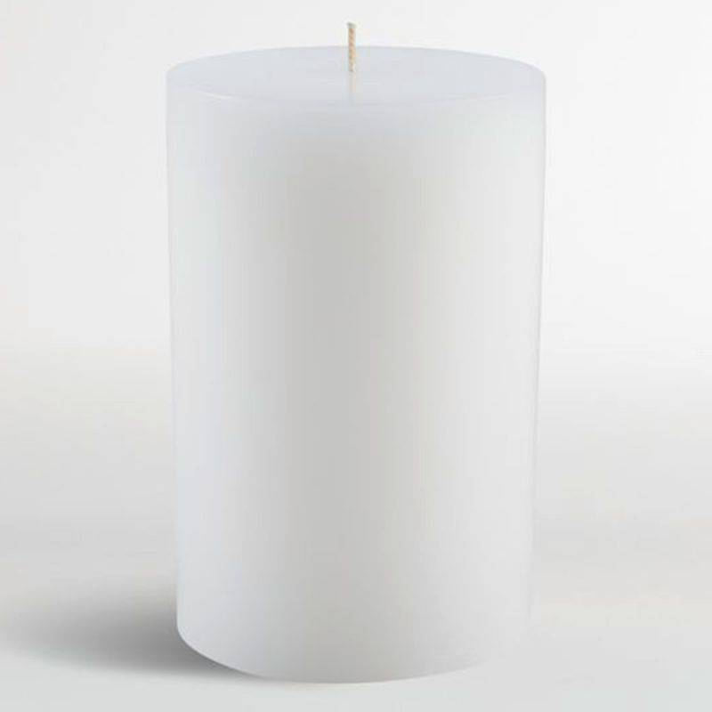 CRATE & BARREL - Vela Pilar Blanca Crate&Barrel