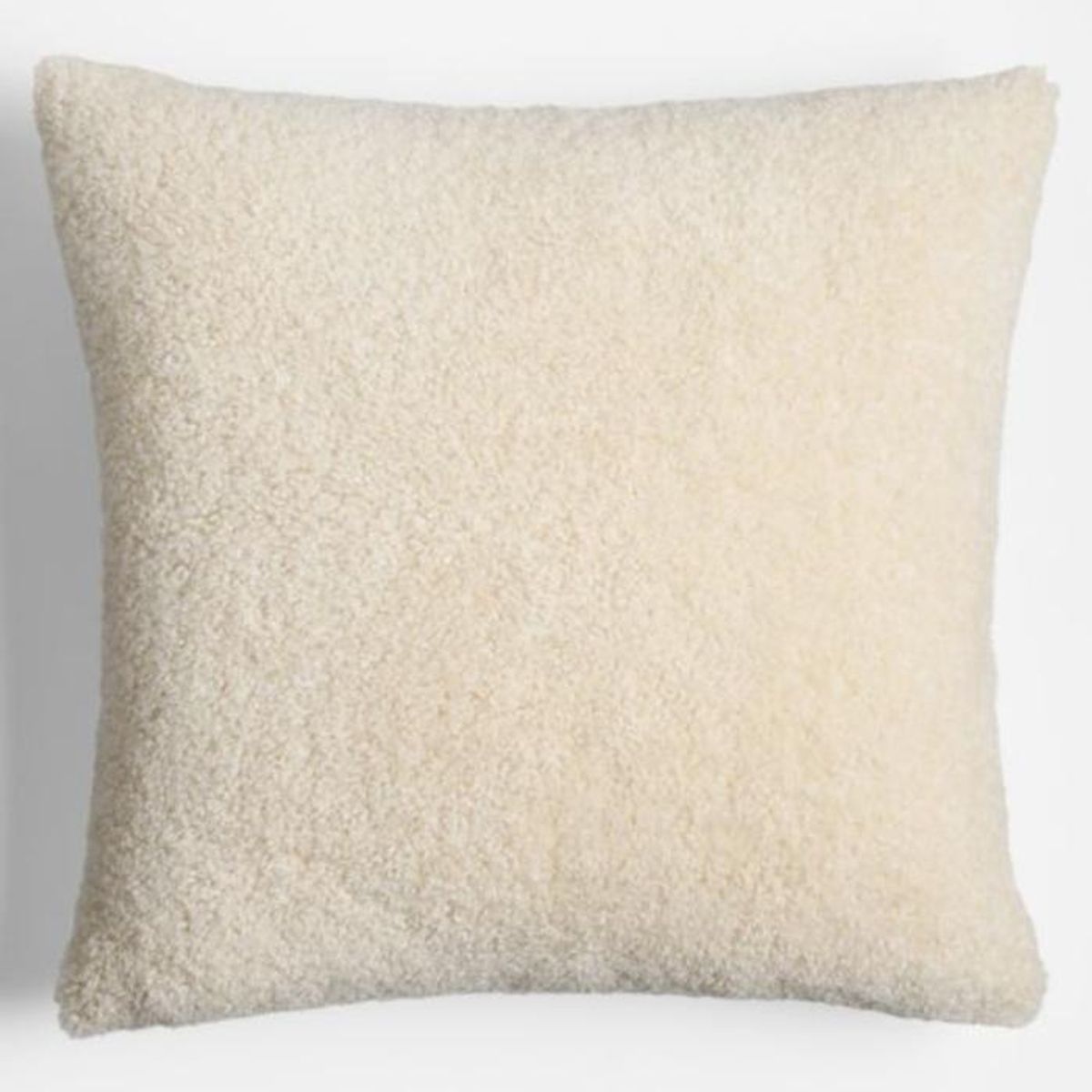 CRATE & BARREL - Funda Cojín Faux Shearling 50x50 Cm Crate & Barrel