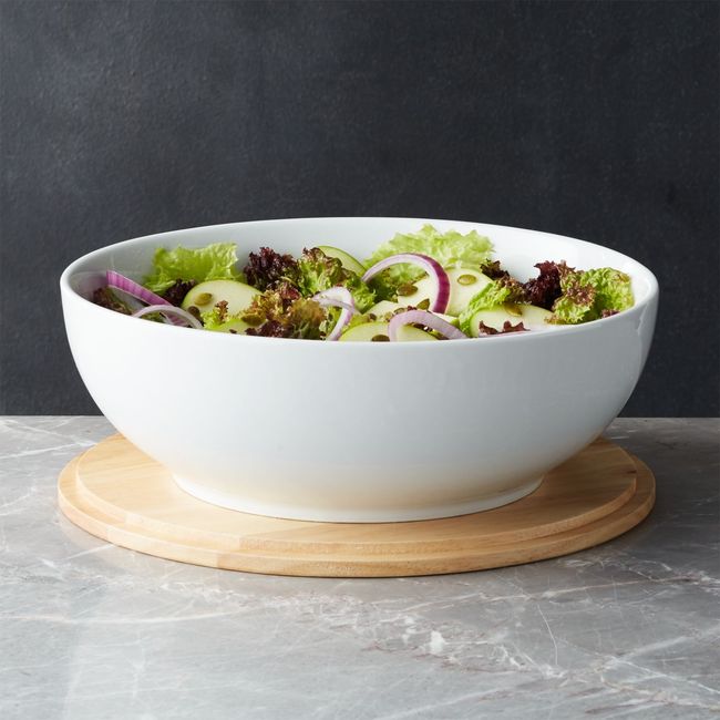 CRATE & BARREL - Bowl Servir Merge Porcelana C/Tapa Crate & Barrel