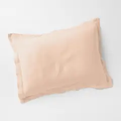 CRATE & BARREL - Funda Cojín Rosada