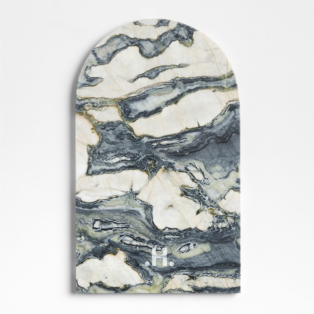 CRATE & BARREL - Tabla De Queso Jade De Mármol Flor Crate & Barrel