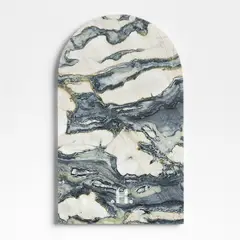 CRATE & BARREL - Tabla De Queso Jade De Mármol Flor